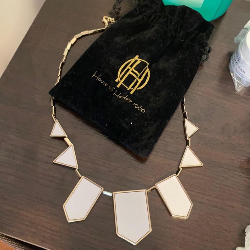 House of Harlow white necklace
